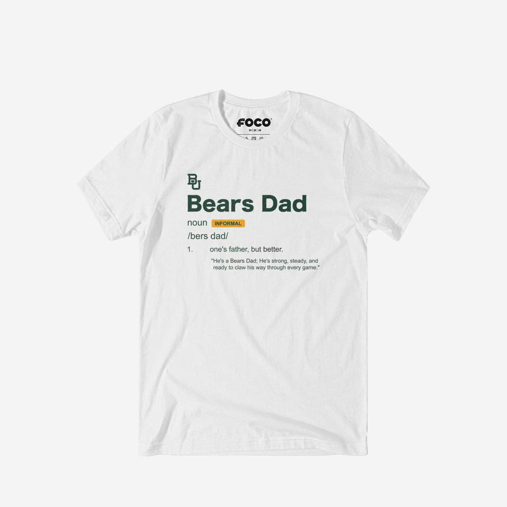Baylor Bears Dad Definition T-Shirt FOCO S - FOCO.com