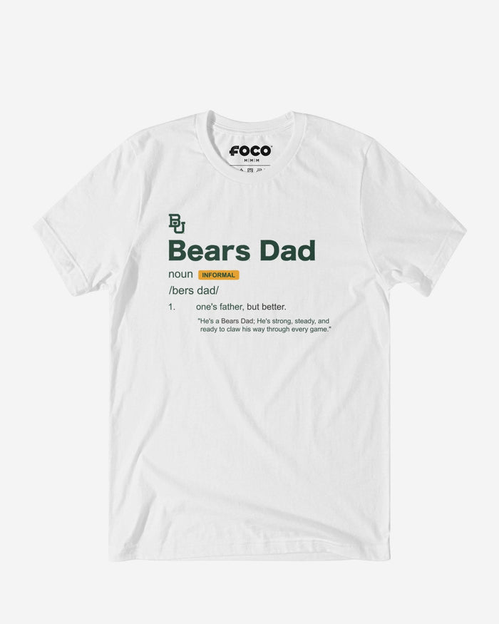 Baylor Bears Dad Definition T-Shirt FOCO S - FOCO.com