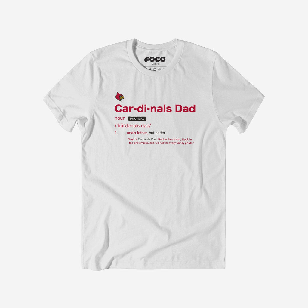 Louisville Cardinals Dad Definition T-Shirt FOCO S - FOCO.com
