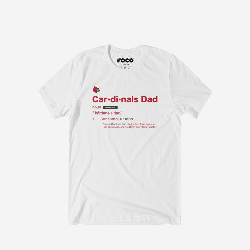 Louisville Cardinals Dad Definition T-Shirt FOCO S - FOCO.com