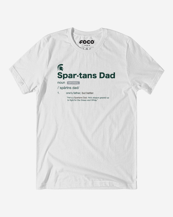 Michigan State Spartans Dad Definition T-Shirt FOCO S - FOCO.com