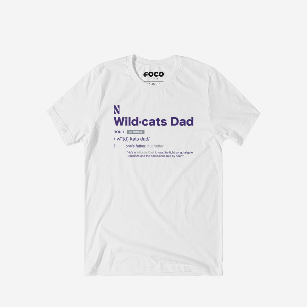 Northwestern Wildcats Dad Definition T-Shirt FOCO S - FOCO.com