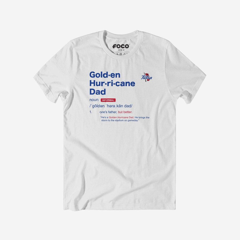 Tulsa Golden Hurricane Dad Definition T-Shirt FOCO S - FOCO.com