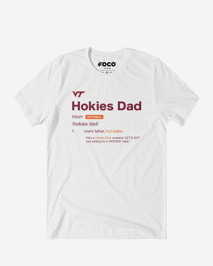 Virginia Tech Hokies Dad Definition T-Shirt FOCO S - FOCO.com