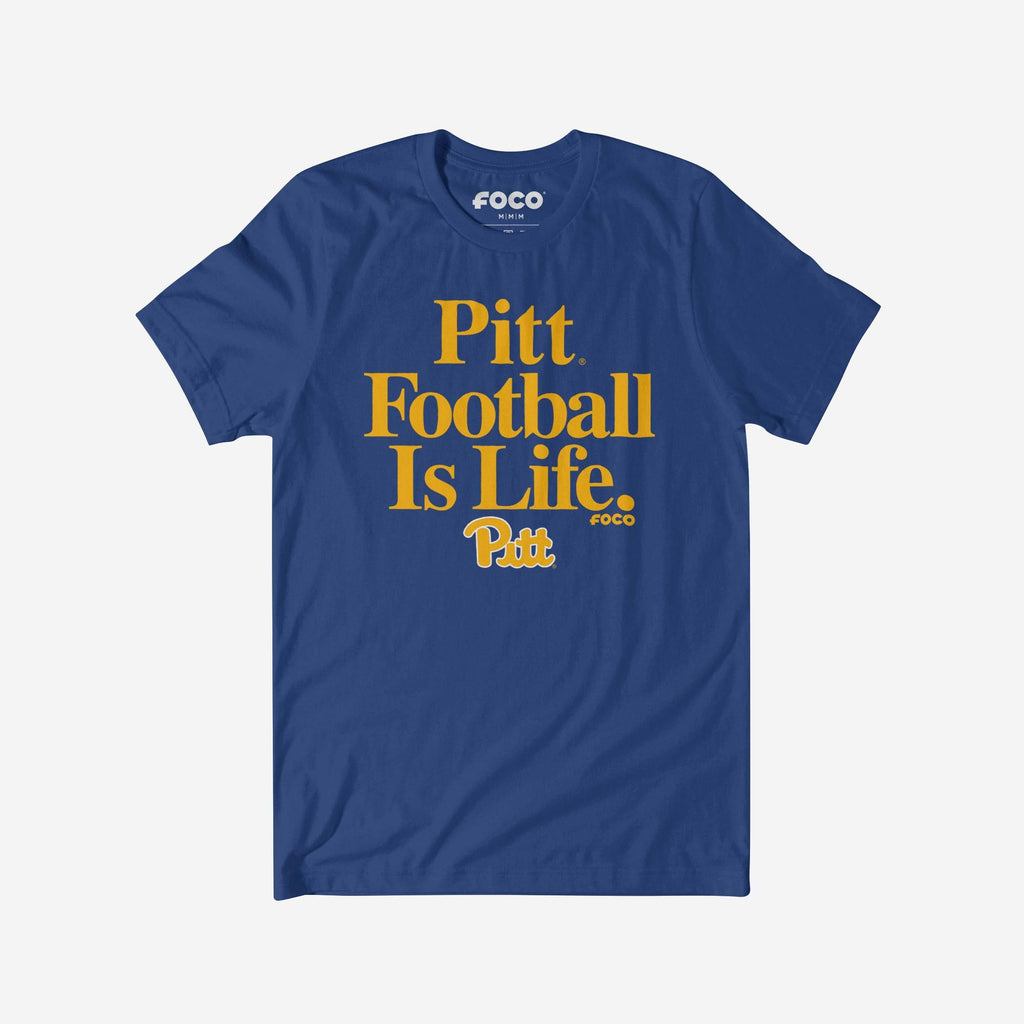 Pittsburgh Panthers Football is Life T-Shirt FOCO S - FOCO.com