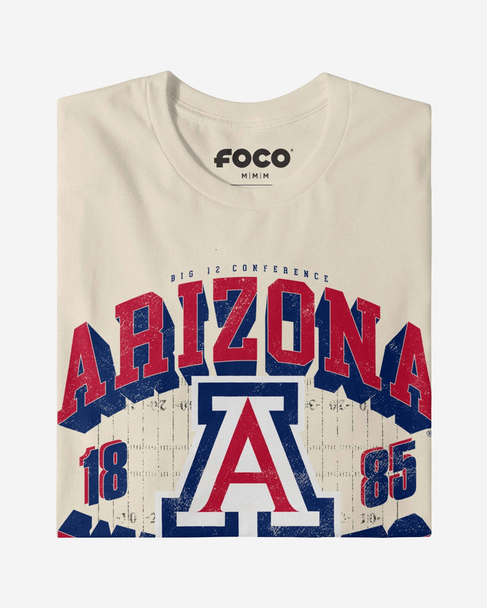 Arizona Wildcats Field Arched Wordmark T-Shirt FOCO - FOCO.com