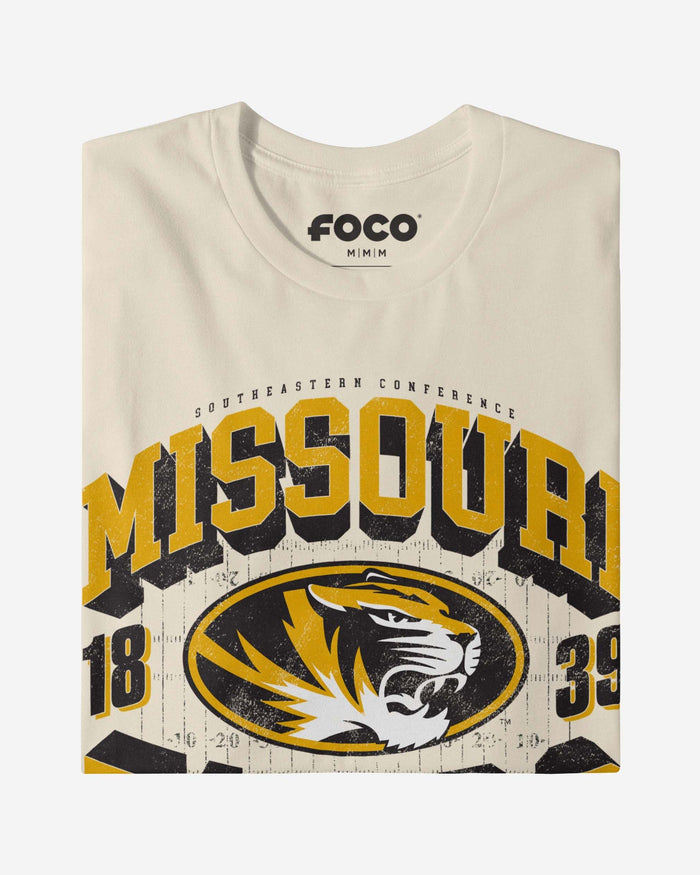 Missouri Tigers Field Arched Wordmark T-Shirt FOCO - FOCO.com