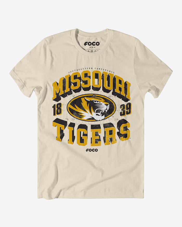 Missouri Tigers Field Arched Wordmark T-Shirt FOCO S - FOCO.com