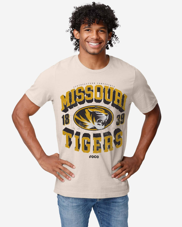 Missouri Tigers Field Arched Wordmark T-Shirt FOCO - FOCO.com