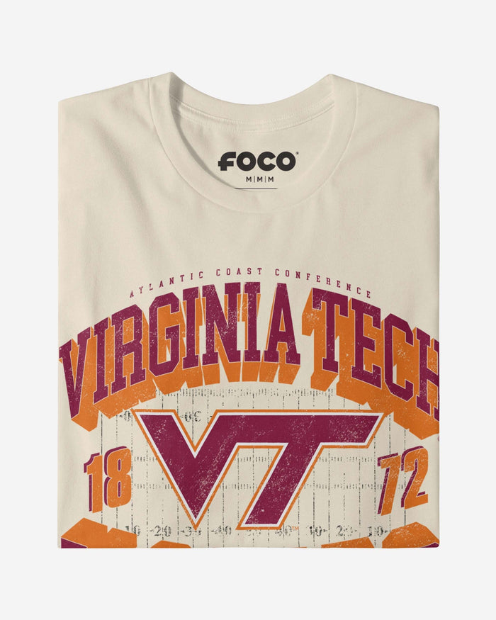 Virginia Tech Hokies Field Arched Wordmark T-Shirt FOCO - FOCO.com