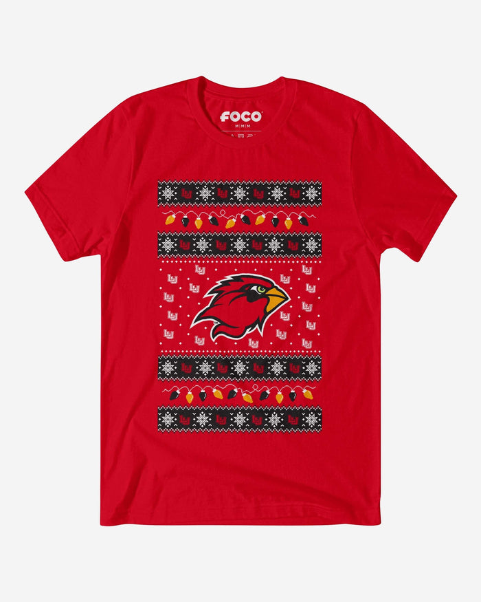 Lamar Cardinals Holiday Lights Sweater T-Shirt FOCO S - FOCO.com