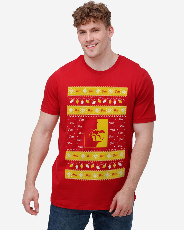 Pittsburg State Gorillas Holiday Lights Sweater T-Shirt FOCO - FOCO.com