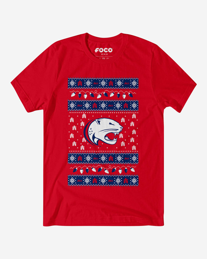 South Alabama Jaguars Holiday Lights Sweater T-Shirt FOCO S - FOCO.com