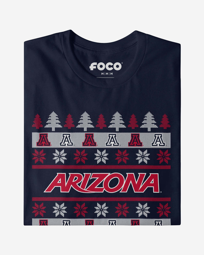 Arizona Wildcats Holiday Sweater T-Shirt FOCO - FOCO.com