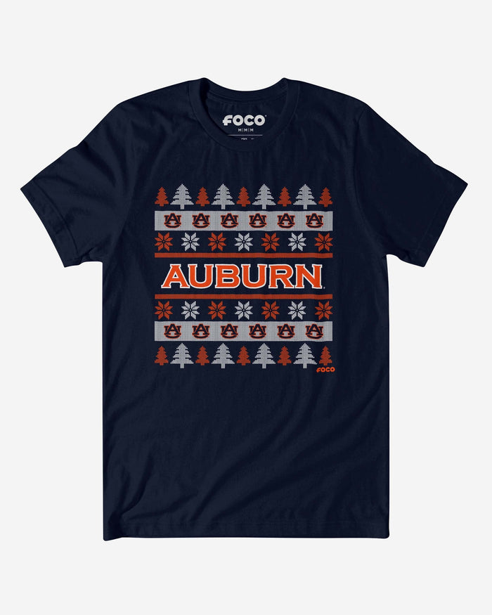 Auburn Tigers Holiday Sweater T-Shirt FOCO S - FOCO.com