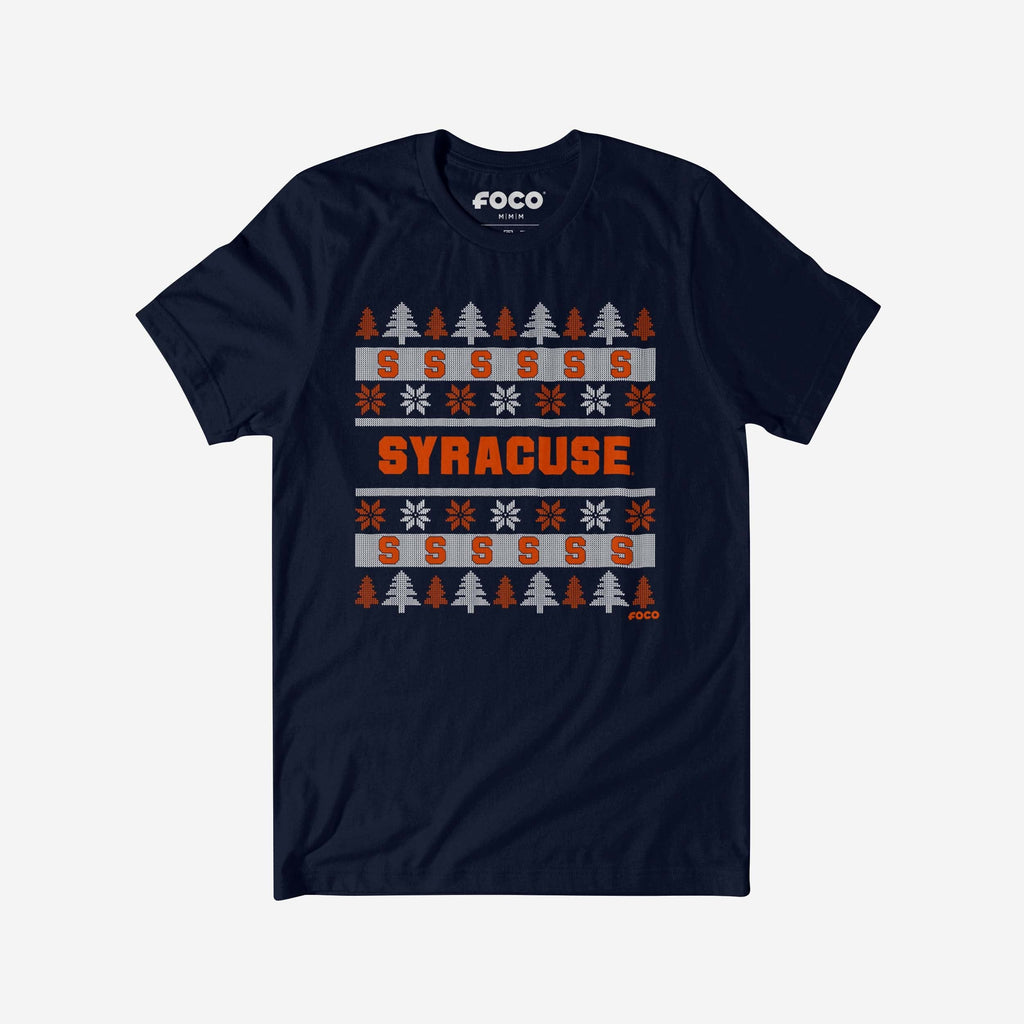 Syracuse Orange Holiday Sweater T-Shirt FOCO S - FOCO.com
