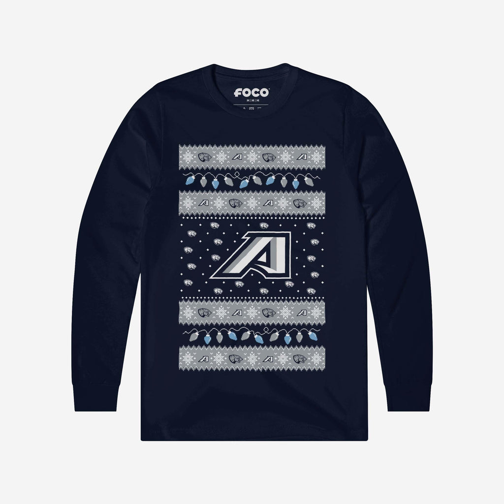 Augusta Jaguars Holiday Lights Sweater Long Sleeve T-Shirt FOCO S - FOCO.com