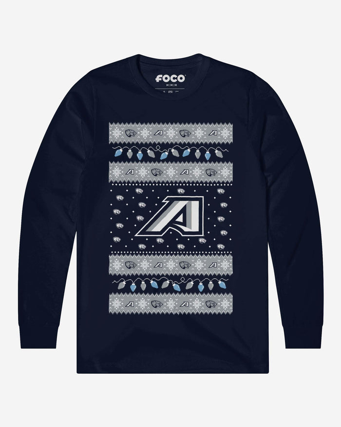 Augusta Jaguars Holiday Lights Sweater Long Sleeve T-Shirt FOCO S - FOCO.com