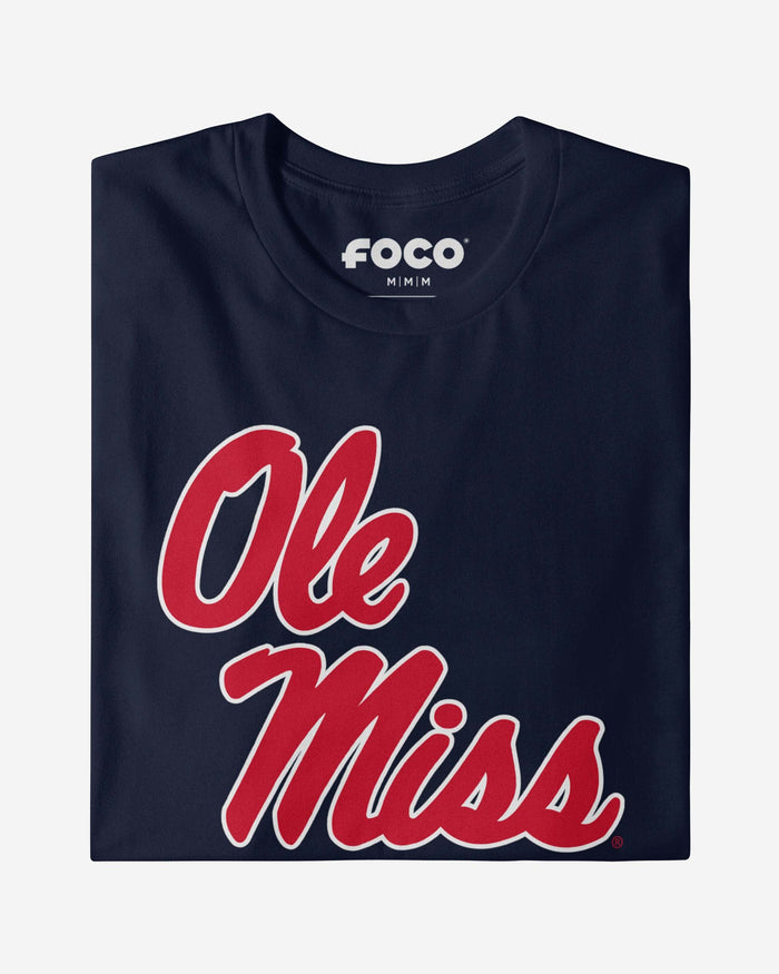 Ole Miss Rebels Primary Logo Long Sleeve T-Shirt FOCO - FOCO.com