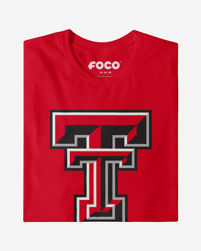 Texas Tech Red Raiders Primary Logo Long Sleeve T-Shirt FOCO - FOCO.com