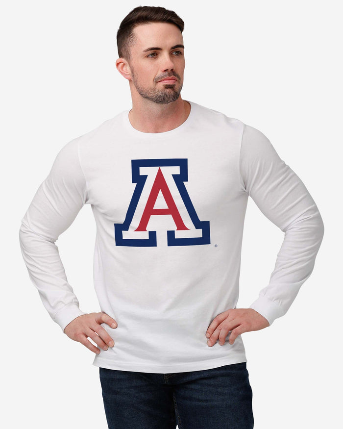 Arizona Wildcats Primary Logo Long Sleeve T-Shirt FOCO - FOCO.com