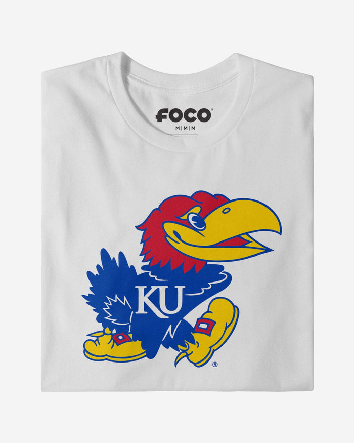 Kansas Jayhawks Primary Logo Long Sleeve T-Shirt FOCO - FOCO.com