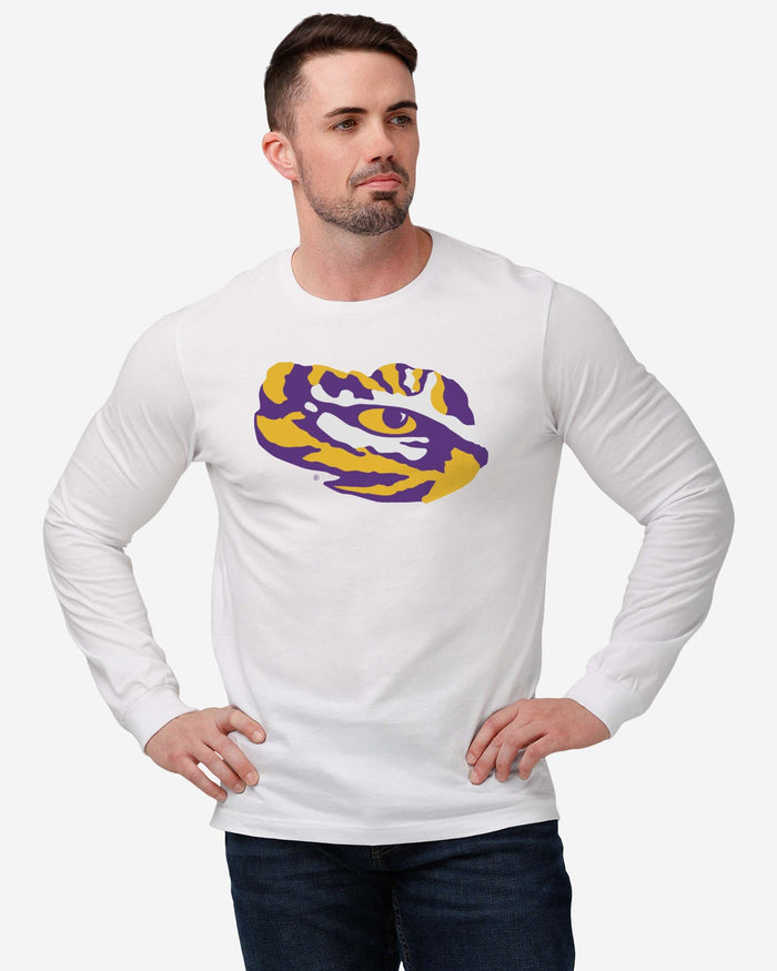 LSU Tigers Primary Logo Long Sleeve T-Shirt FOCO - FOCO.com