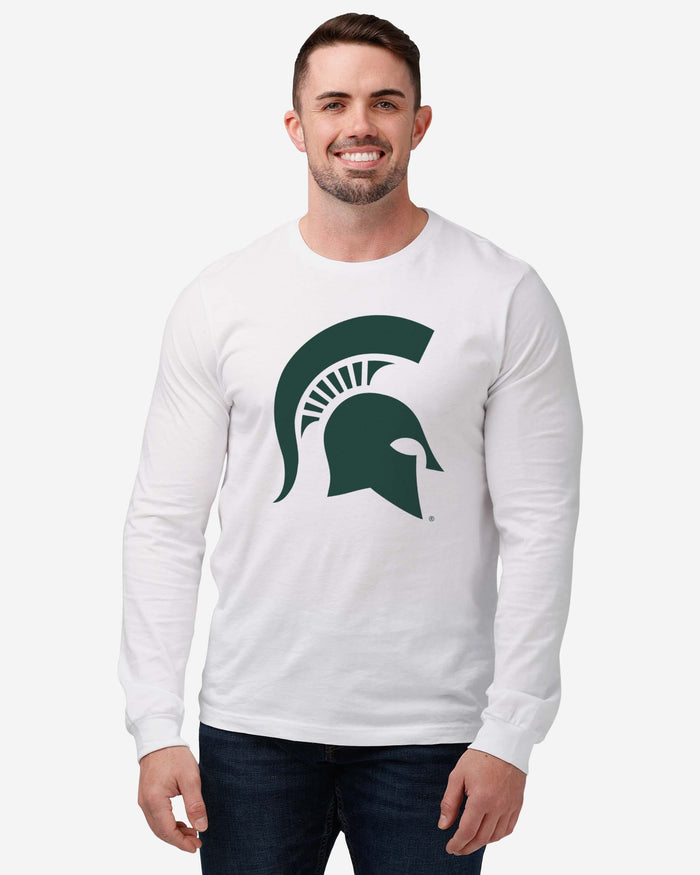 Michigan State Spartans Primary Logo Long Sleeve T-Shirt FOCO - FOCO.com