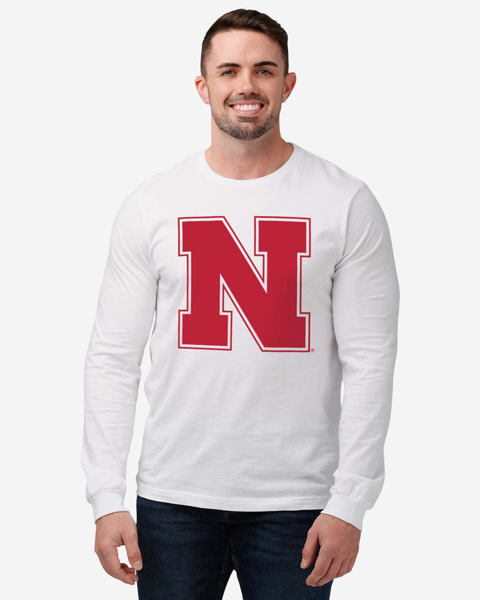 Nebraska Cornhuskers Primary Logo Long Sleeve T-Shirt FOCO - FOCO.com