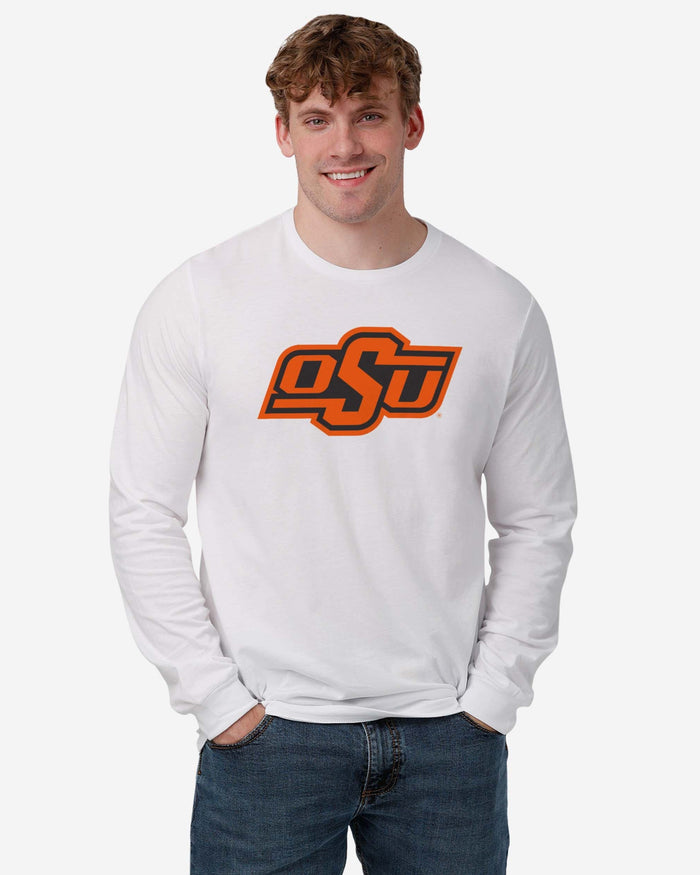 Oklahoma State Cowboys Primary Logo Long Sleeve T-Shirt FOCO - FOCO.com