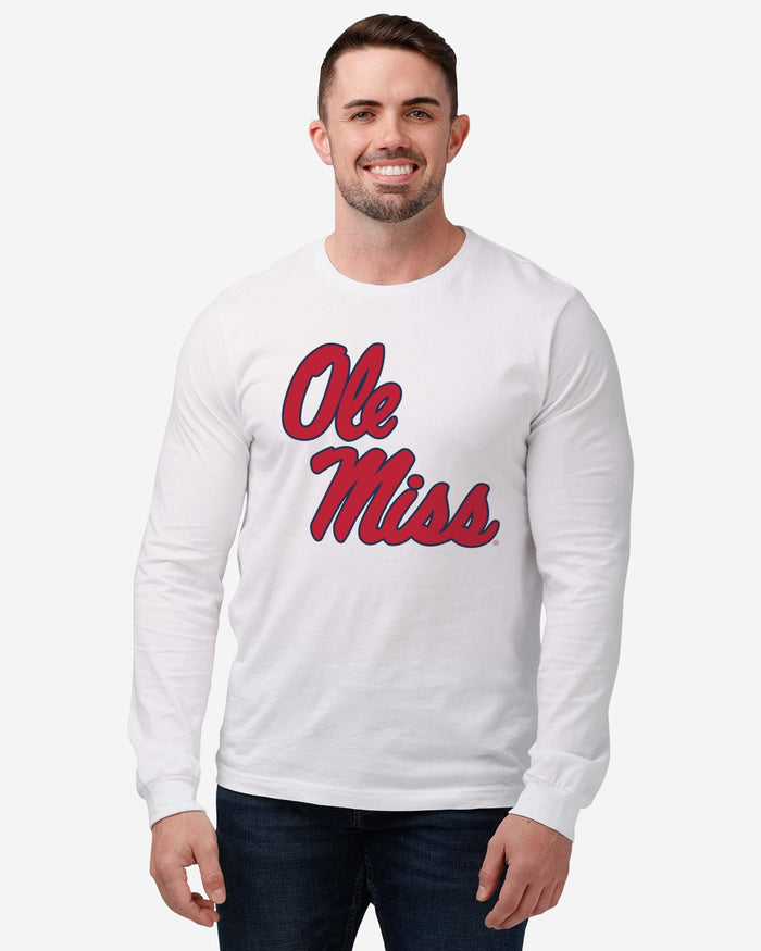 Ole Miss Rebels Primary Logo Long Sleeve T-Shirt FOCO - FOCO.com