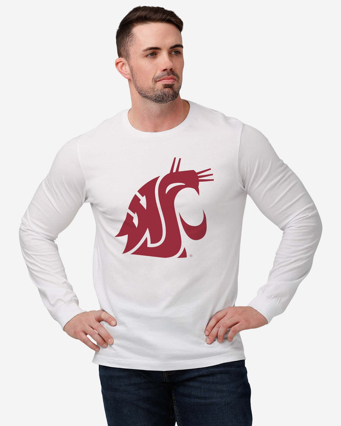 Washington State Cougars Primary Logo Long Sleeve T-Shirt FOCO - FOCO.com