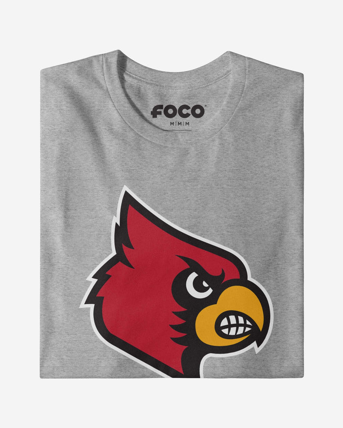 Louisville Cardinals Primary Logo Long Sleeve T-Shirt FOCO - FOCO.com