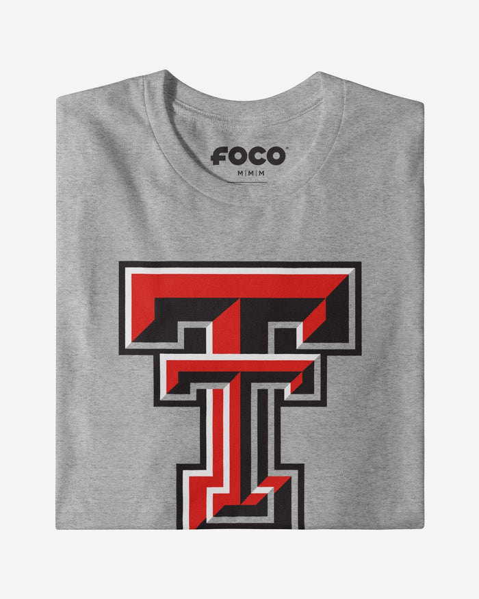 Texas Tech Red Raiders Primary Logo Long Sleeve T-Shirt FOCO - FOCO.com