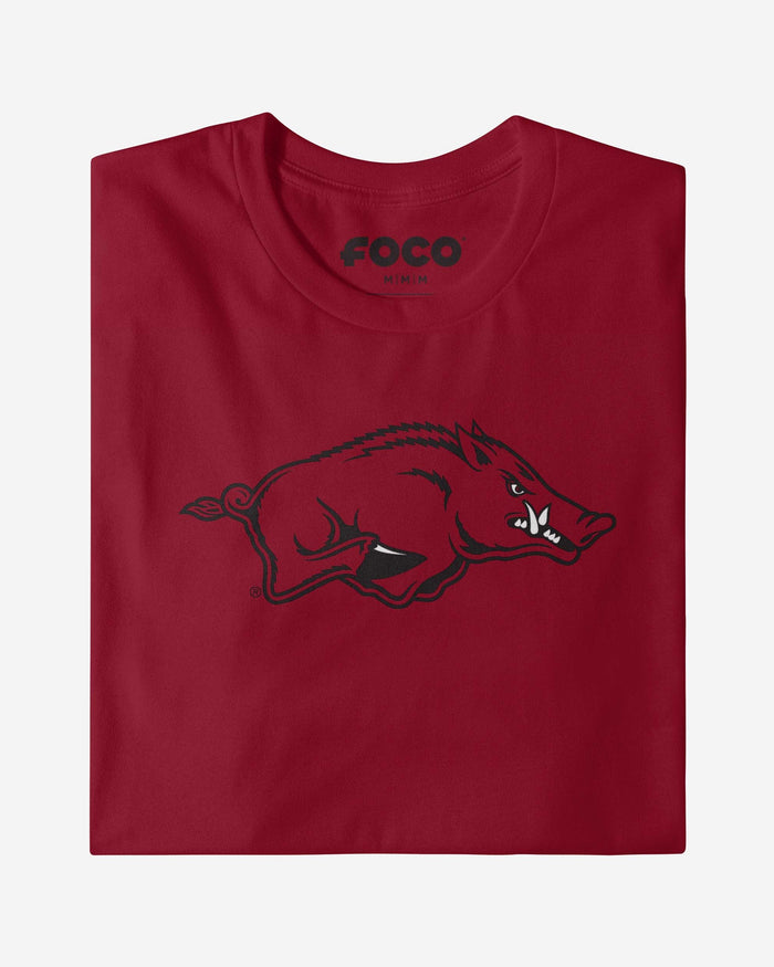 Arkansas Razorbacks Primary Logo Long Sleeve T-Shirt FOCO - FOCO.com