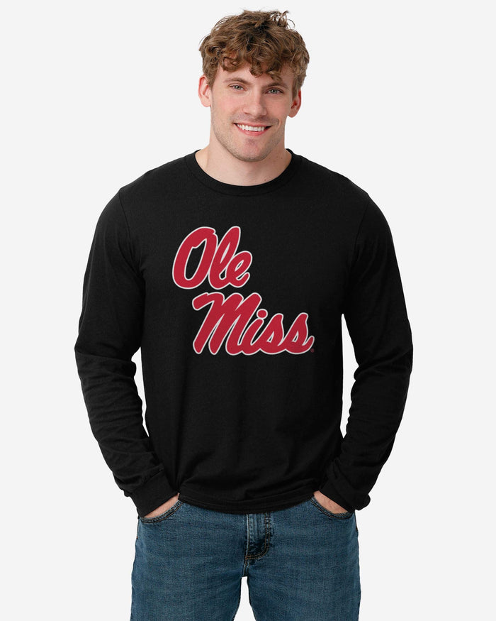 Ole Miss Rebels Primary Logo Long Sleeve T-Shirt FOCO - FOCO.com