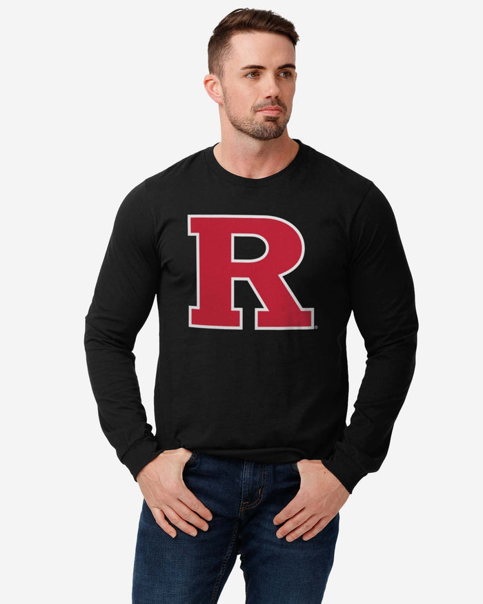 Rutgers Scarlet Knights Primary Logo Long Sleeve T-Shirt FOCO - FOCO.com