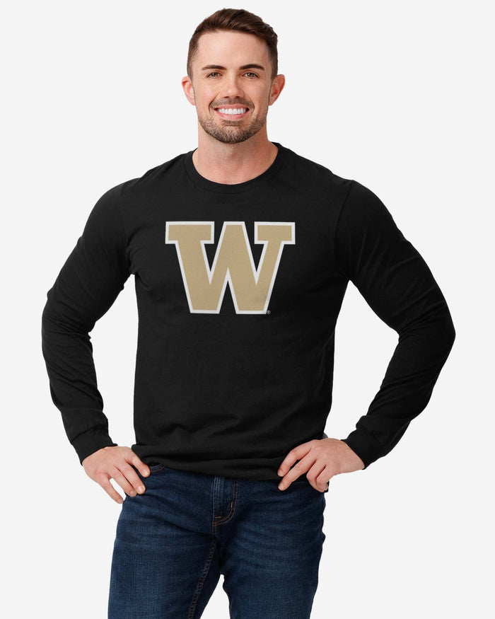 Washington Huskies Primary Logo Long Sleeve T-Shirt FOCO - FOCO.com