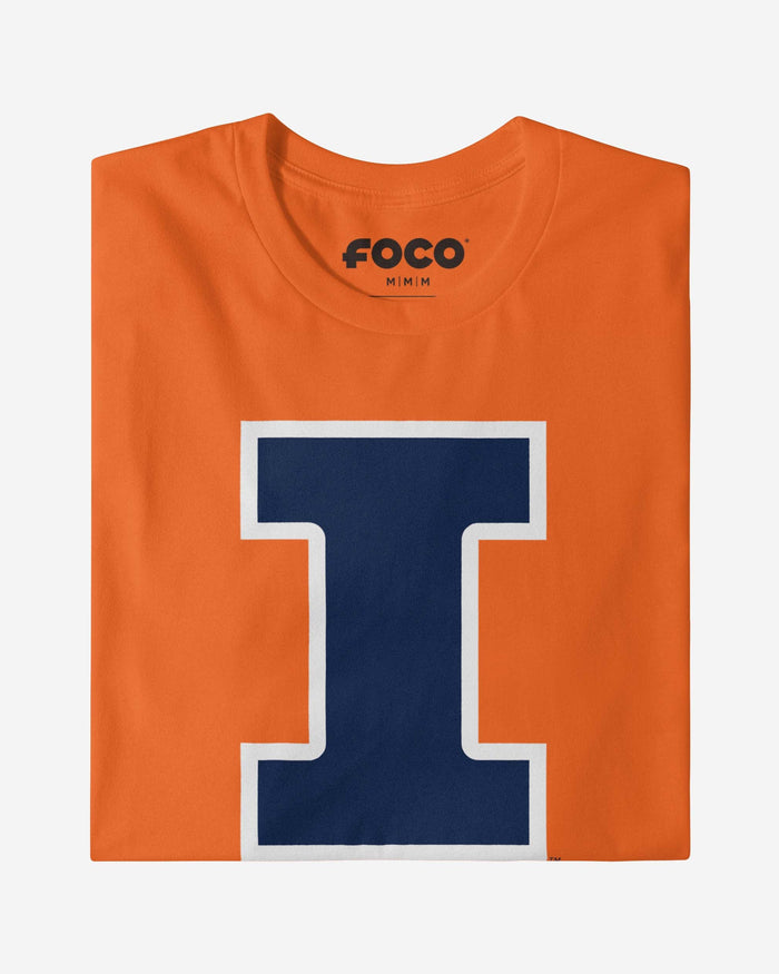 Illinois Fighting Illini Primary Logo Long Sleeve T-Shirt FOCO - FOCO.com