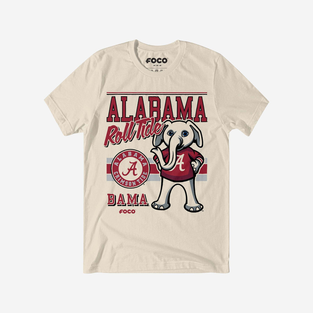 Big Al Alabama Crimson Tide Retro Logo Mascot T-Shirt FOCO S - FOCO.com