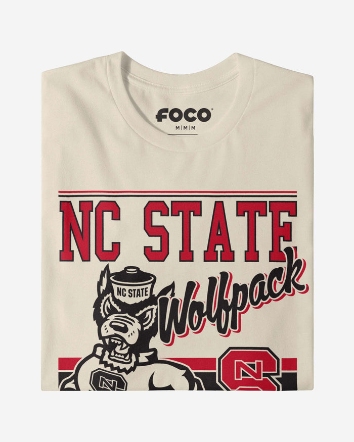 Mr Wuf NC State Wolfpack Retro Logo Mascot T-Shirt FOCO - FOCO.com