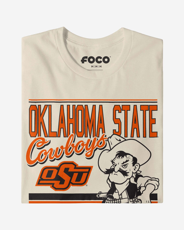 Pistol Pete Oklahoma State Cowboys Retro Logo Mascot T-Shirt FOCO - FOCO.com