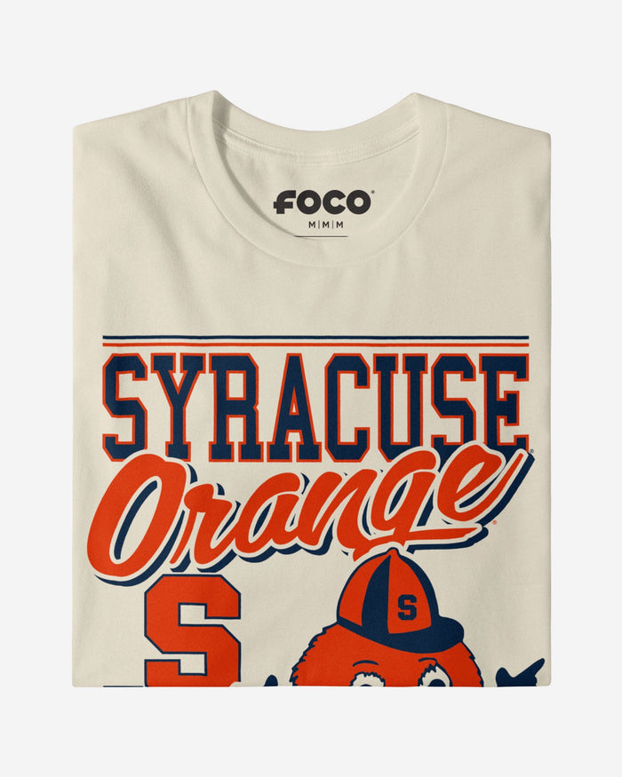 Otto the Orange Syracuse Orange Retro Logo Mascot T-Shirt FOCO - FOCO.com