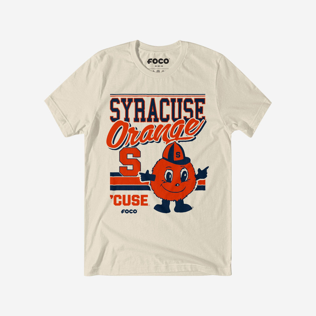 Otto the Orange Syracuse Orange Retro Logo Mascot T-Shirt FOCO S - FOCO.com