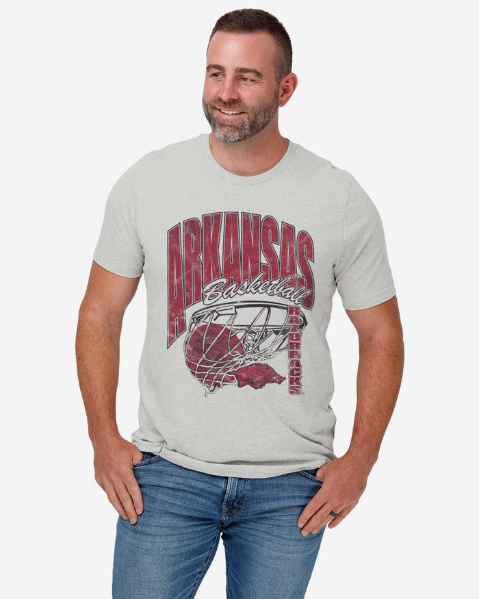 Arkansas Razorbacks Script Swish T-Shirt FOCO - FOCO.com