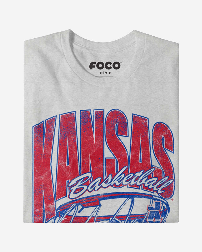 Kansas Jayhawks Script Swish T-Shirt FOCO - FOCO.com