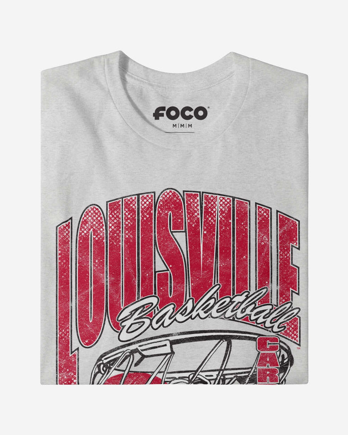 Louisville Cardinals Script Swish T-Shirt FOCO - FOCO.com