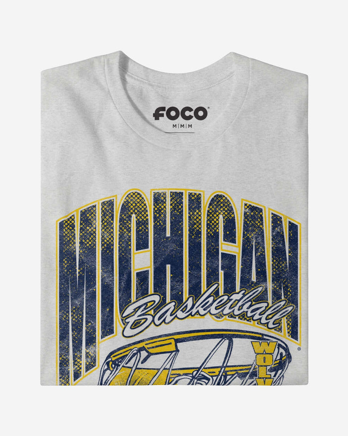 Michigan Wolverines Script Swish T-Shirt FOCO - FOCO.com