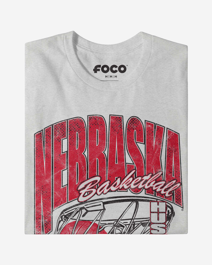 Nebraska Cornhuskers Script Swish T-Shirt FOCO - FOCO.com