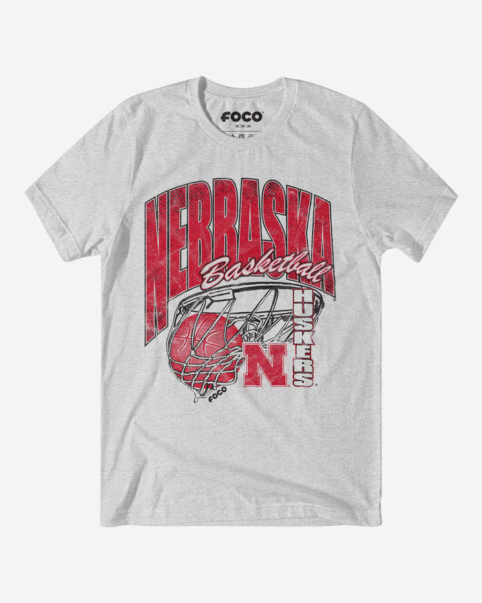 Nebraska Cornhuskers Script Swish T-Shirt FOCO S - FOCO.com